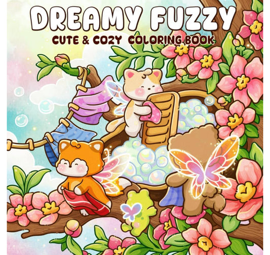 Dreamy Fuzzy Coloring Book