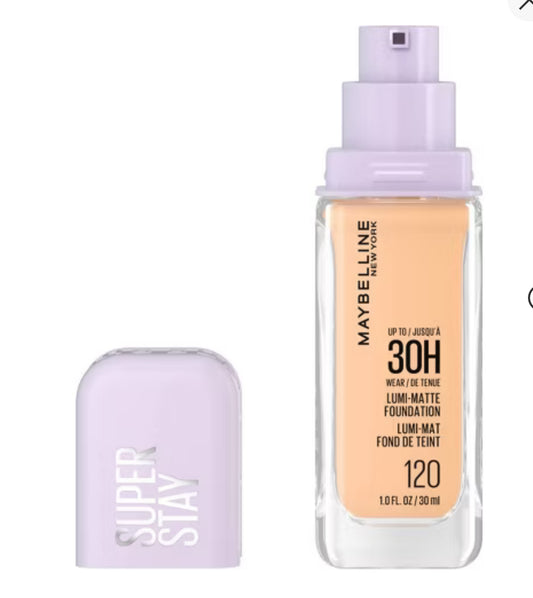 Maybelline Super Stay Up to 30HR Wear Lumi-Matte Liquid Foundation