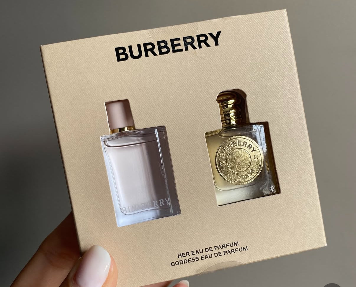 Burberry Her & Burberry Goddess Mini Perfume Set 2x5ml