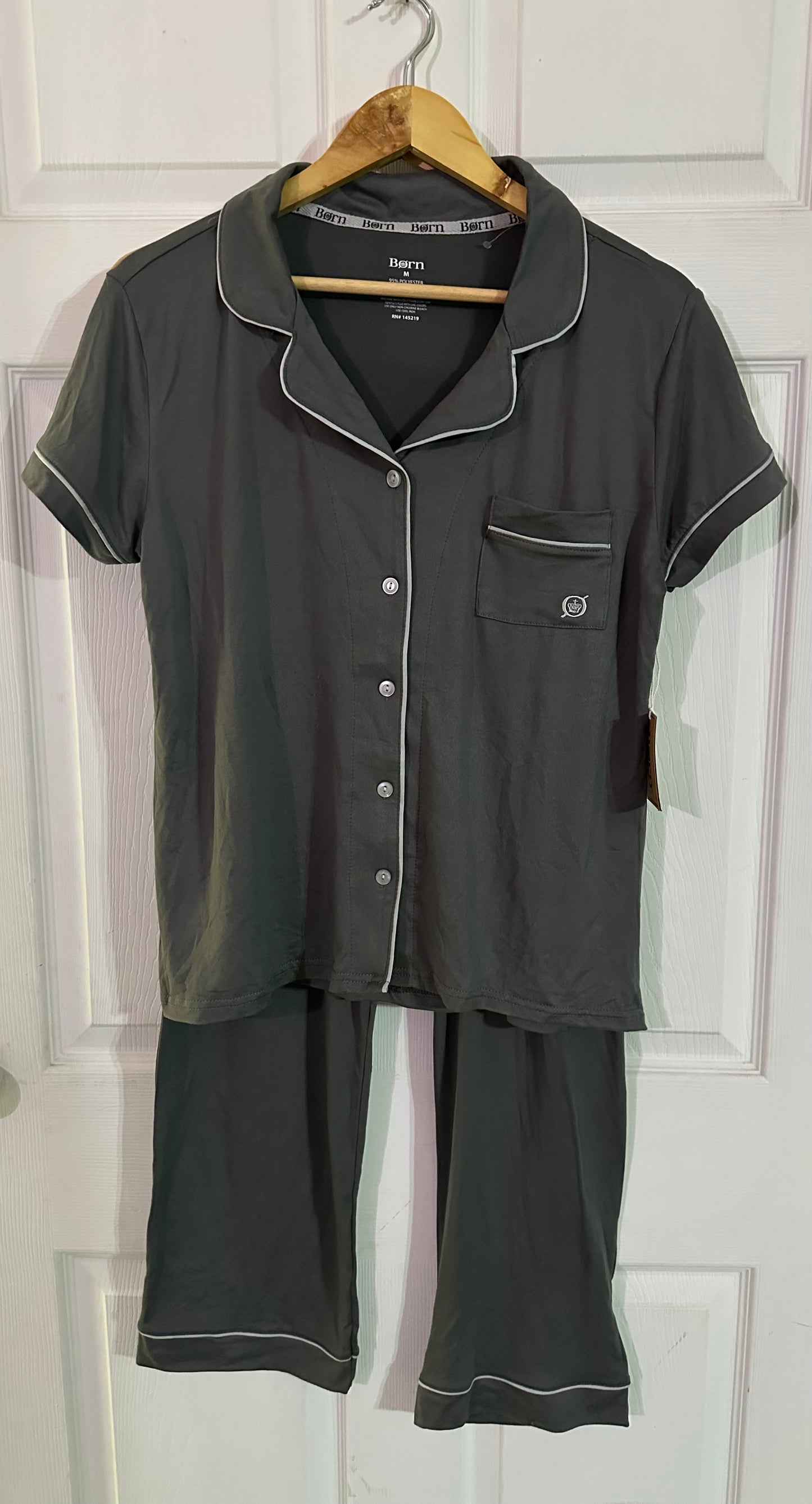 Pijama Born Gris Oscuro