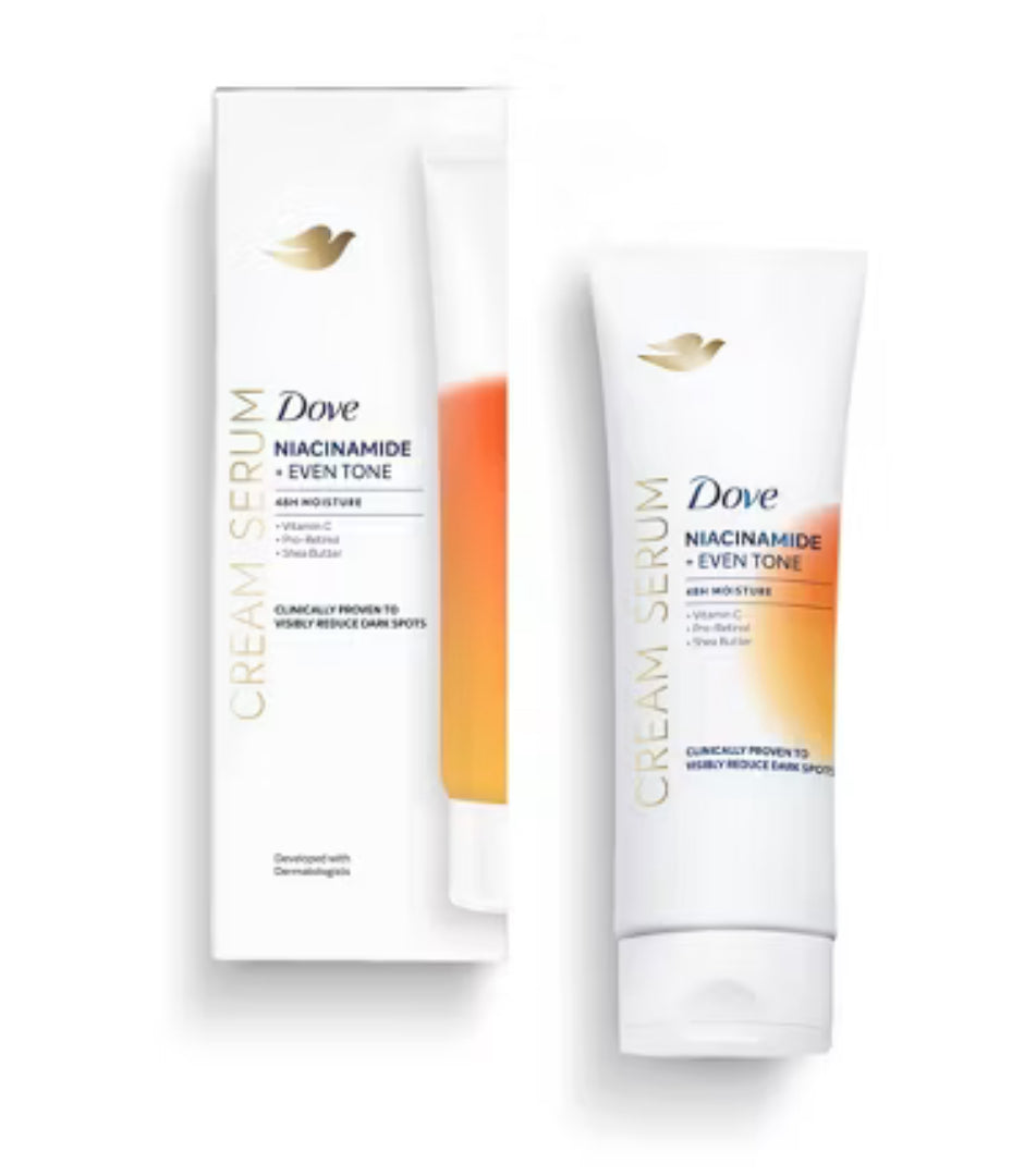 Dove Beauty Cream Serum Niacinamide and Even Tone Body Lotion for Dark Spots and Uneven Tone