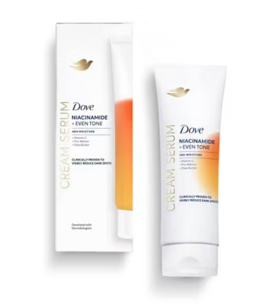 Dove Beauty Cream Serum Niacinamide and Even Tone Body Lotion for Dark Spots and Uneven Tone