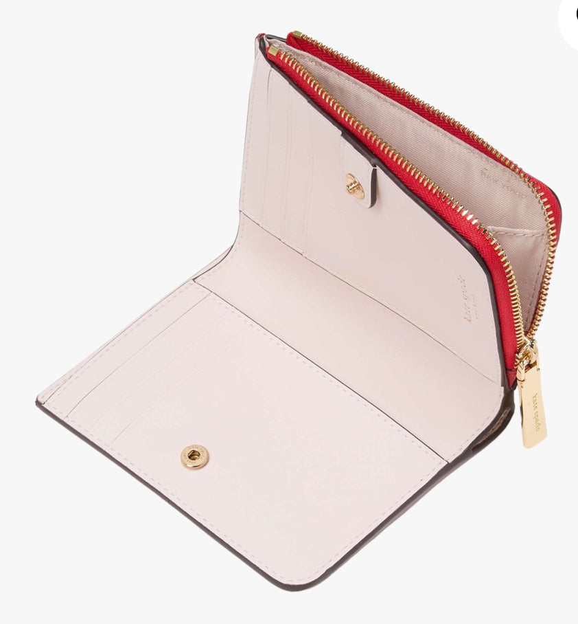Kate Spade Monedero Madison Small Bifold Ruby Red