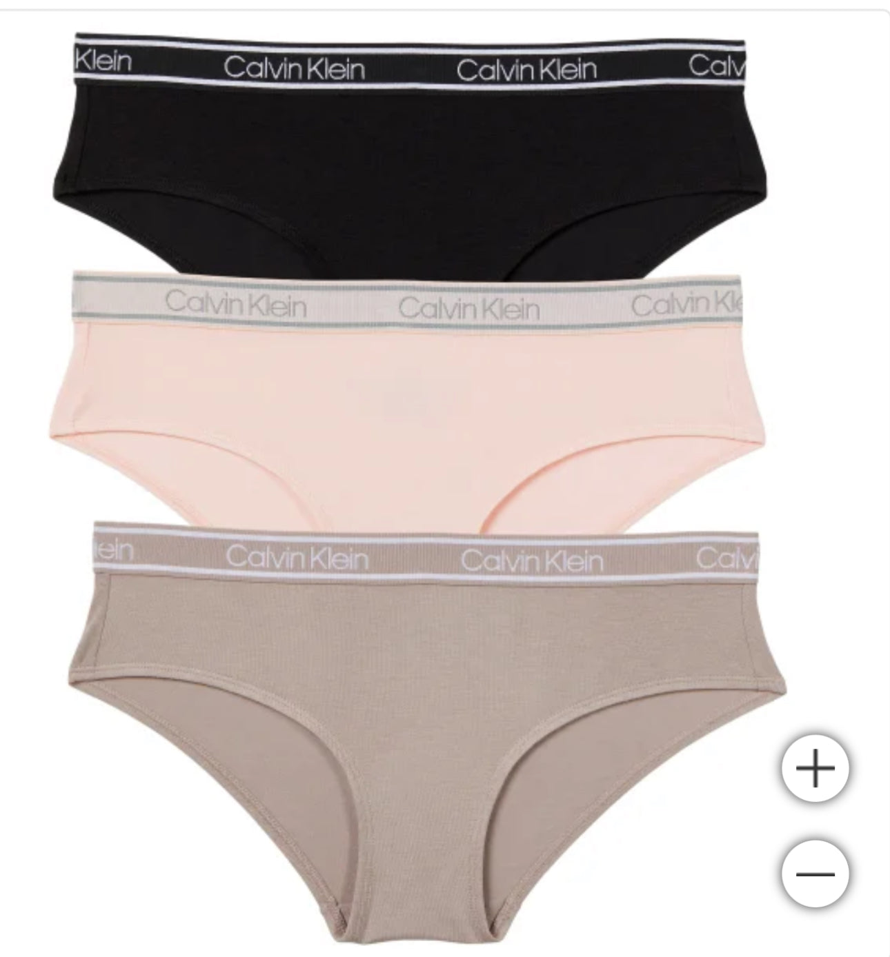 Paquete de Pantie Calvin Klein Hipster