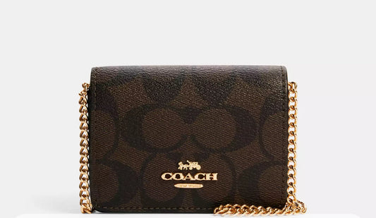 Coach Mini Wallet on a Chain