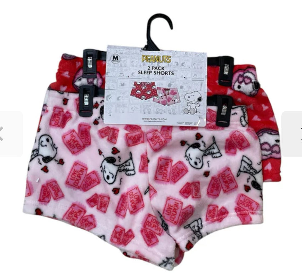 Snoopy Pack Sleep Shorts