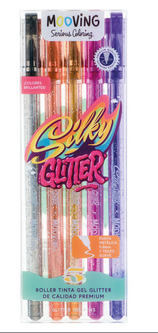 Roller Tinta Gel Glitter