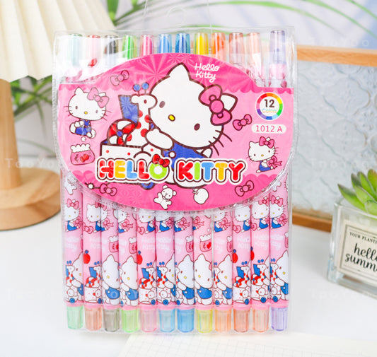 Colores Hello Kitty 12 pcs
