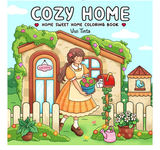 Cozy Home Coloring Book