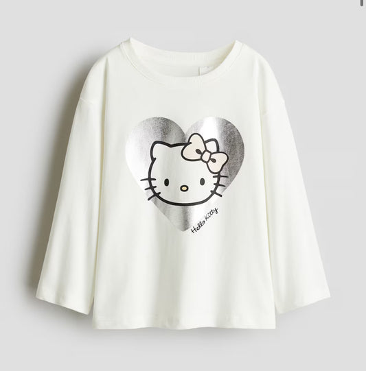 Camisa Manga Larga Hello Kitty