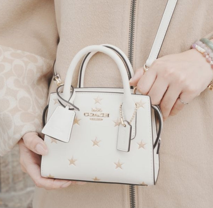 💫Coach Andrea Mini Carryall Bag With Star Print💫