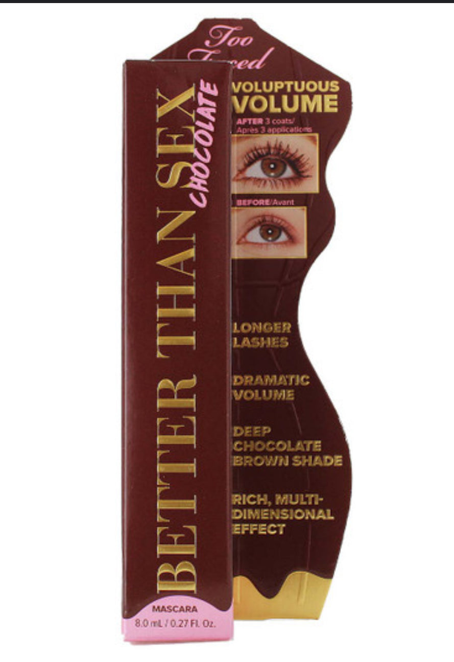 Too Faced 
Better Than Sex Volumizing & Lengthening Mascara