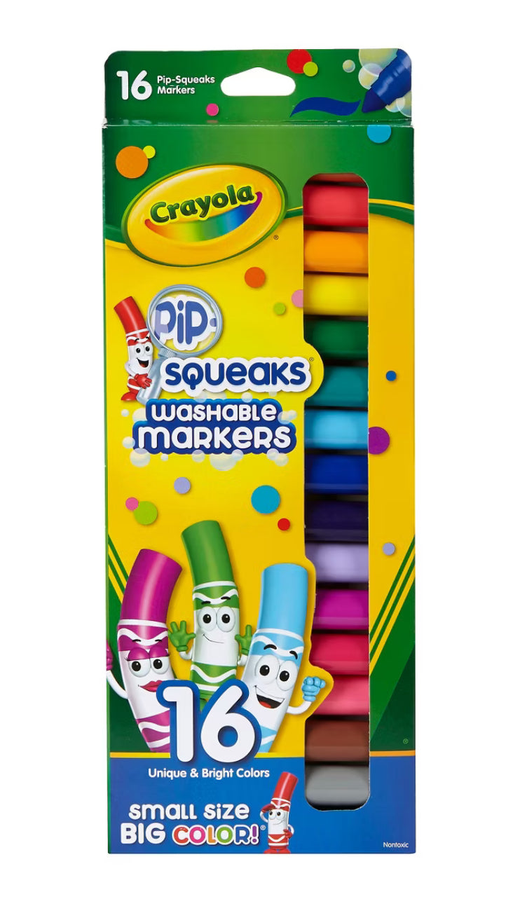 Crayola 16ct Pipsqueaks Washable Markers
