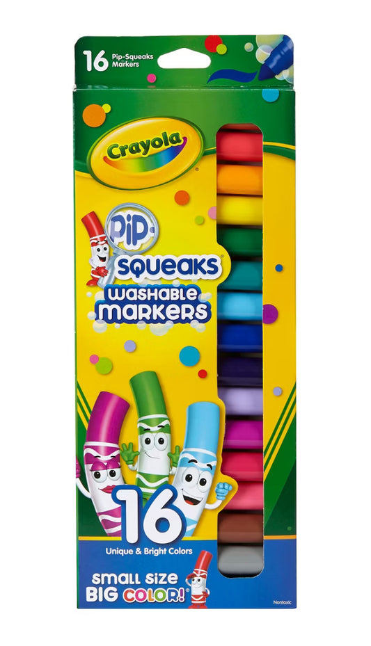 Crayola 16ct Pipsqueaks Washable Markers