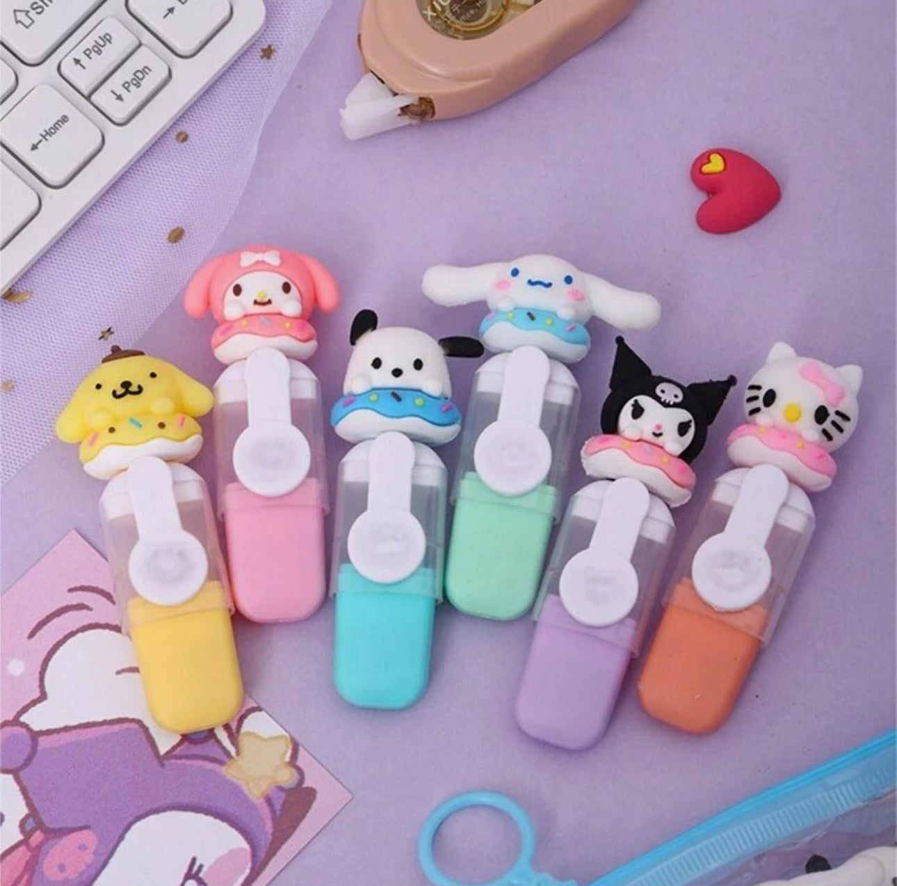 Resaltadores Sanrio