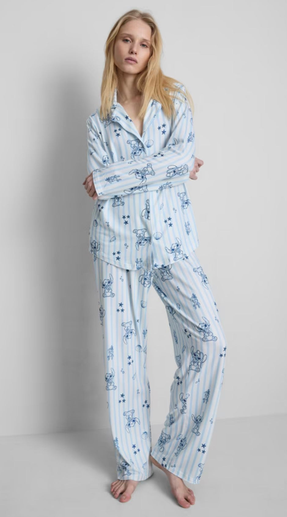 Pijama de Stitch Manga Larga