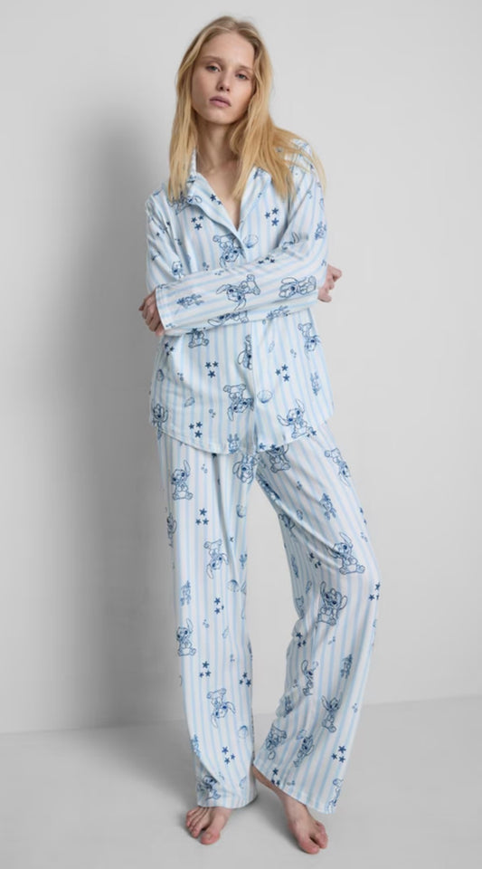 Pijama de Stitch Manga Larga