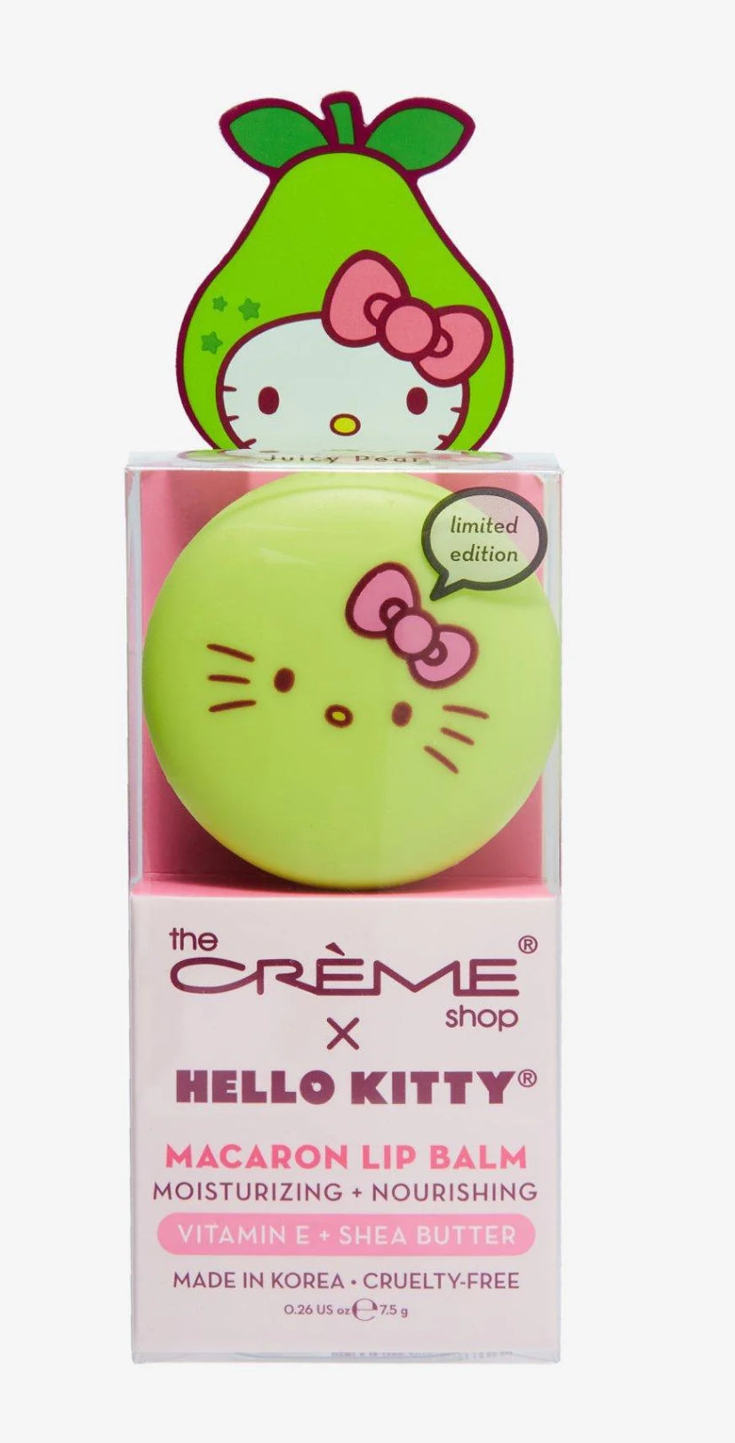 The Crème Shop Macaron Lip Balm Hello Kitty