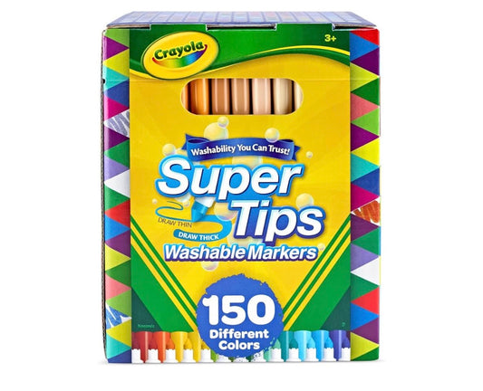 Crayola Super Tips Washable Markers 150 Colors
