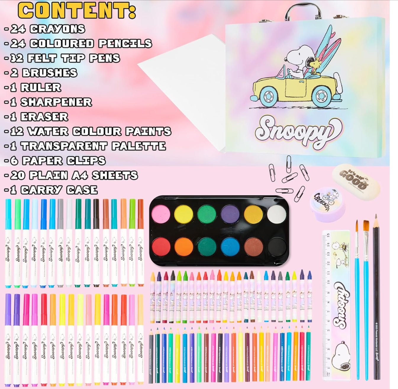 Set Arte Snoopy w