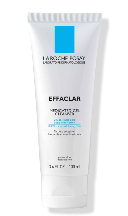 La Roche Posay Effaclar Acne Face Cleanser Medicated Gel Face Cleanser with Salicylic Acid for Acne Prone Skin