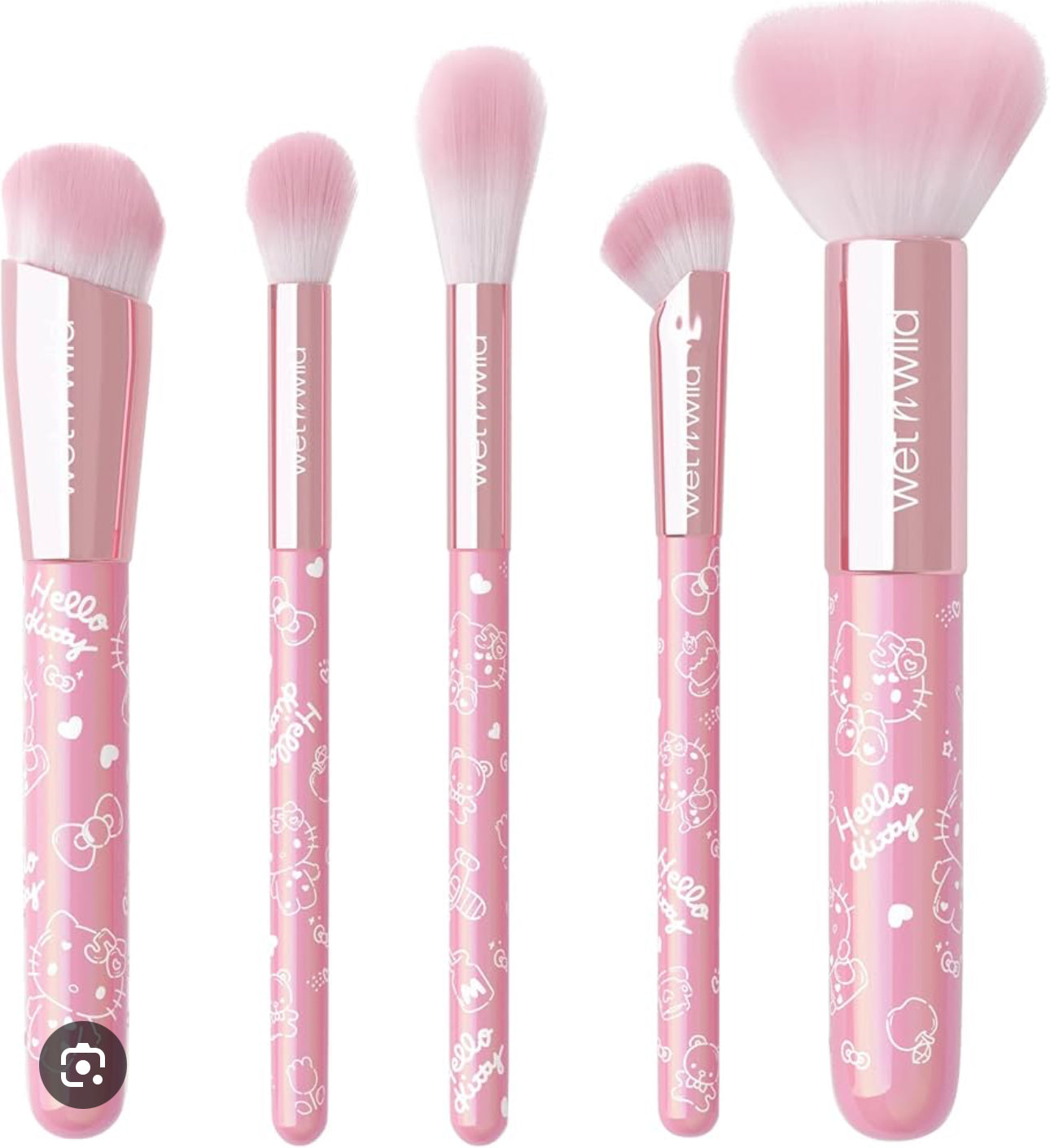 Wet N Wild Juego de 5 Pcs de Brochas Hello Kitty