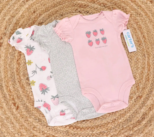 Set de Mamelucos para Niña 3pcs