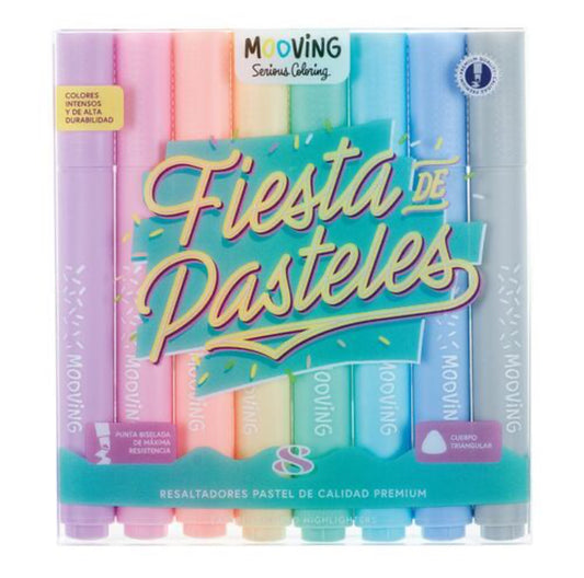 Resaltadores Fiesta de Pasteles