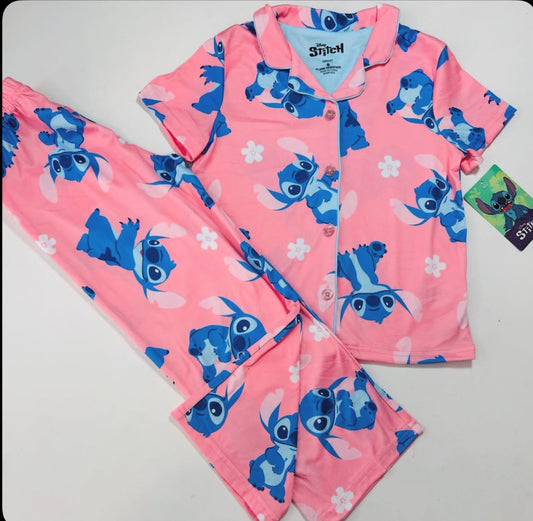 Pijama para Niña Stitch🩷🩵