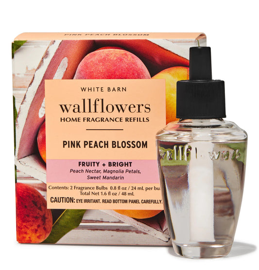 Pink Peach Blossom Wallflower 2 Pieces