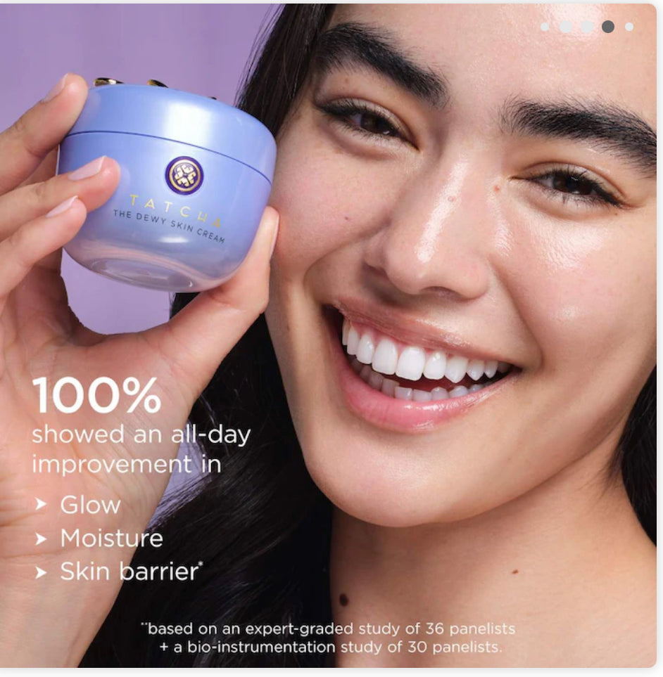 Tatcha 
The Dewy Skin Cream Plumping & Hydrating Refillable Moisturizer
