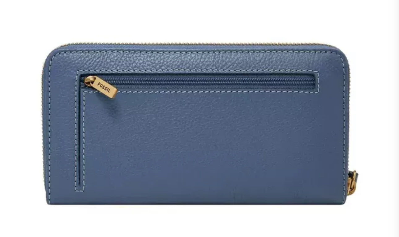 Monedero Fossil Azul