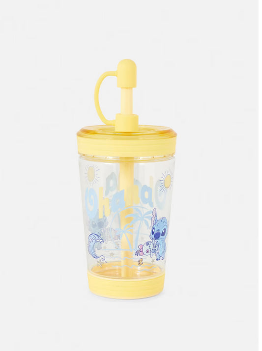 Vaso con Pajilla de Stitch