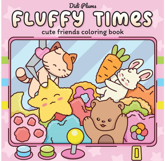 Didi Plums Fluffy Times Coloring Book