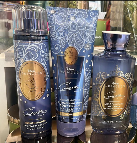 Cinderella👑 Bath&BodyWorks Set 3pcs
