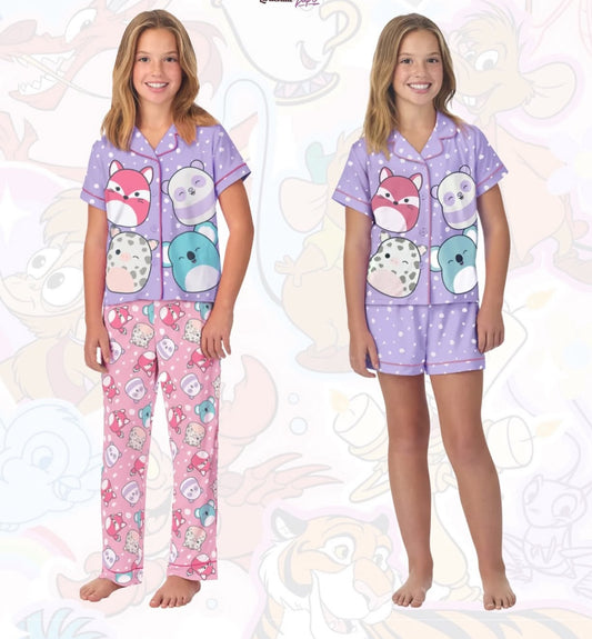 Pijama de Squishmallows 3 Pcs