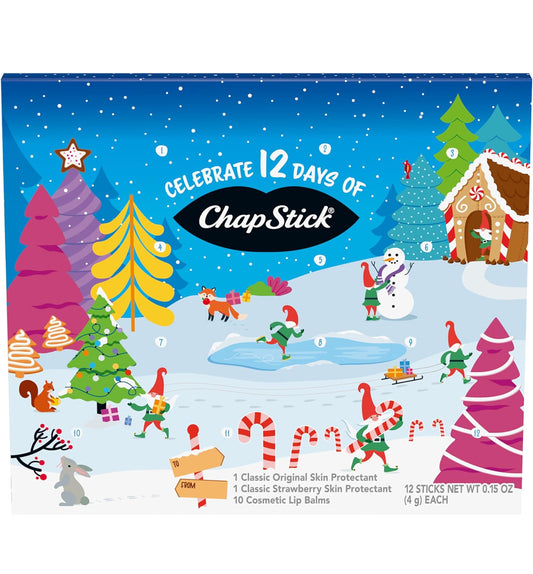 Chapstick Calendario de Adviento🤩🎅🏼 Celebrate 12 Days of Chapstick 👄