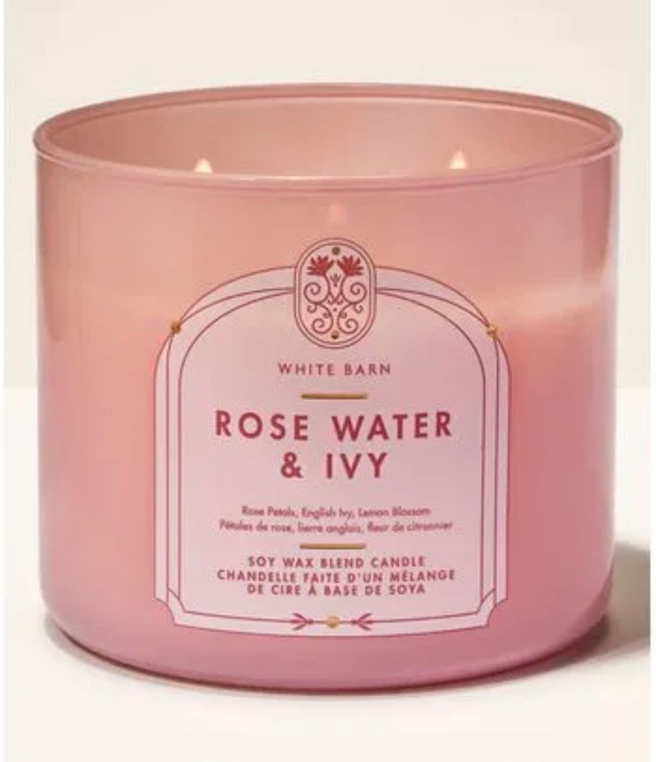 Vela de 3 Mechas Rose Water & Ivy