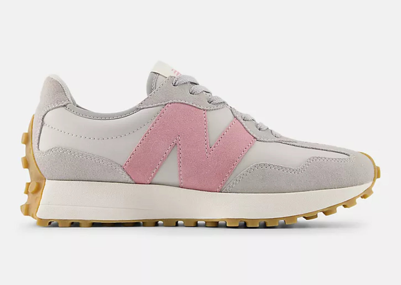 Tenis New Balance 327 Gris Rose