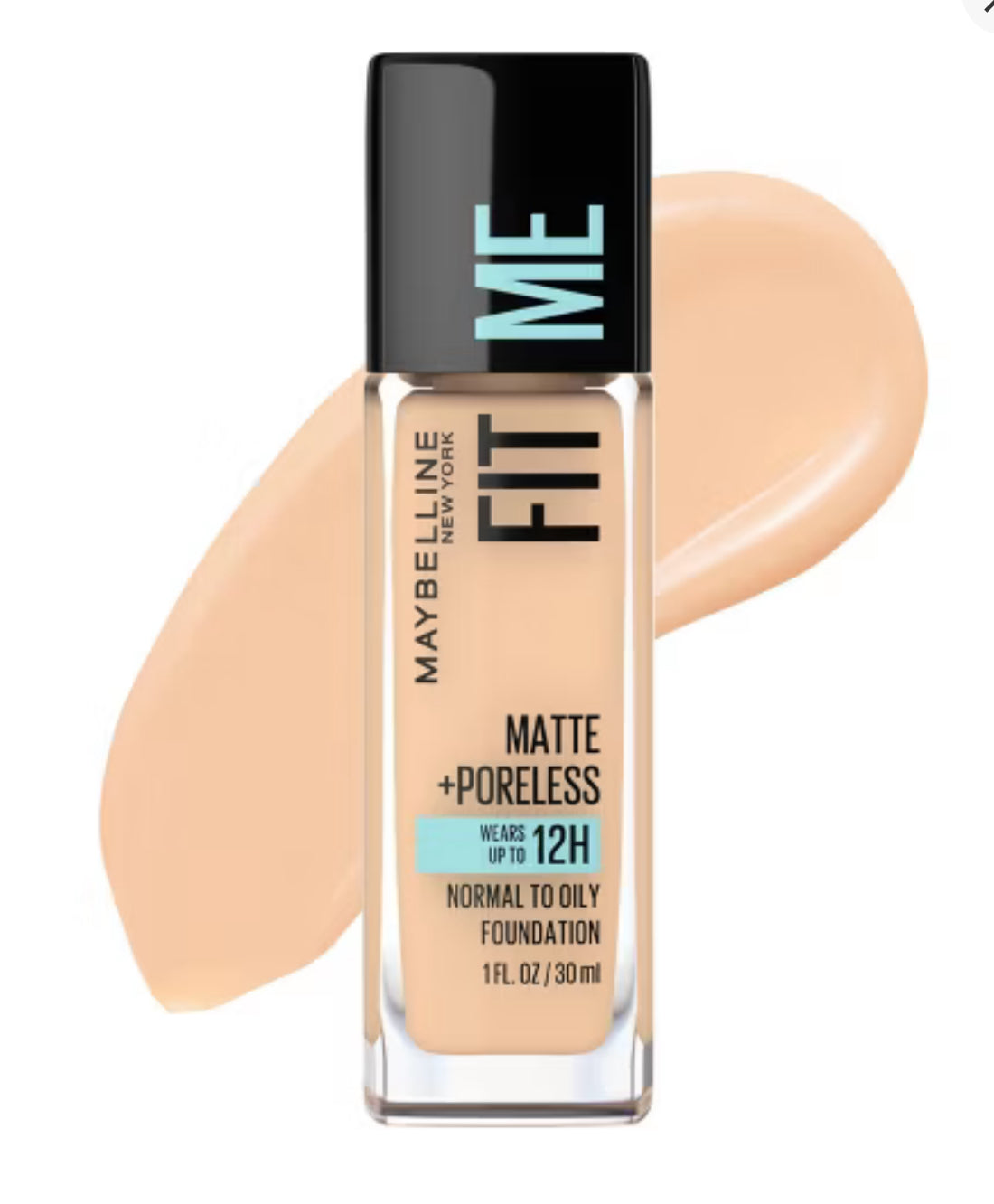 Maybelline Fit Me Matte + Poreless Oil Free Liquid Foundation