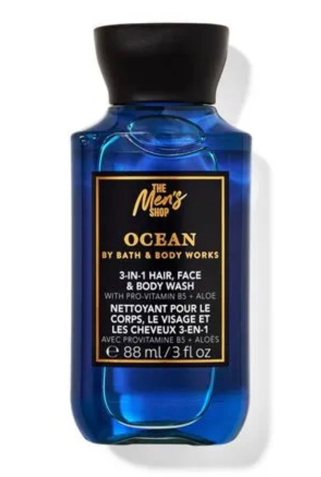 Travel Size Ocean 3 in 1 Hair Face Body Wash