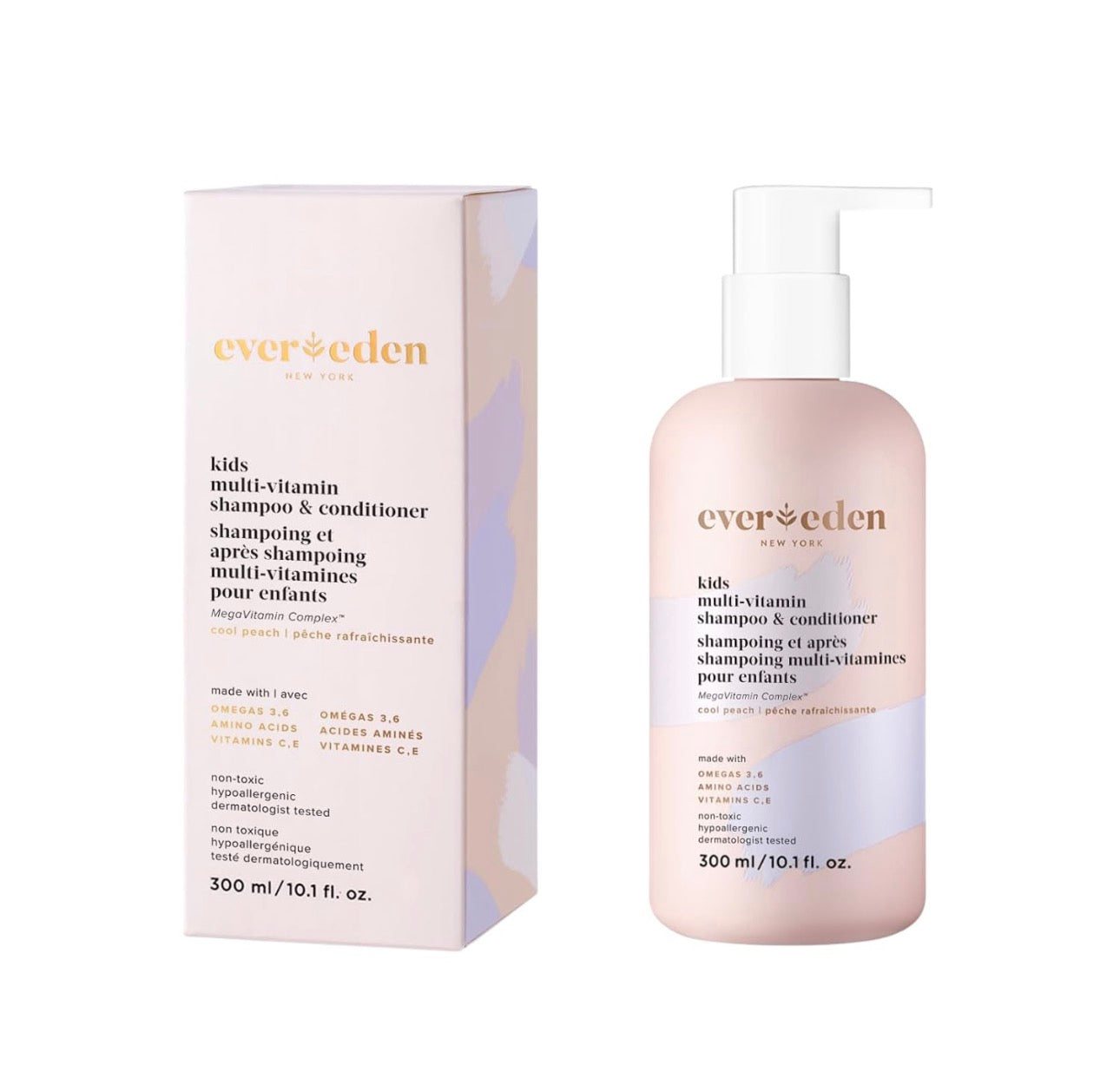 Evereden Kids 2 in 1 Shampoo and Conditioner - Melon Juice, 10.1 fl oz