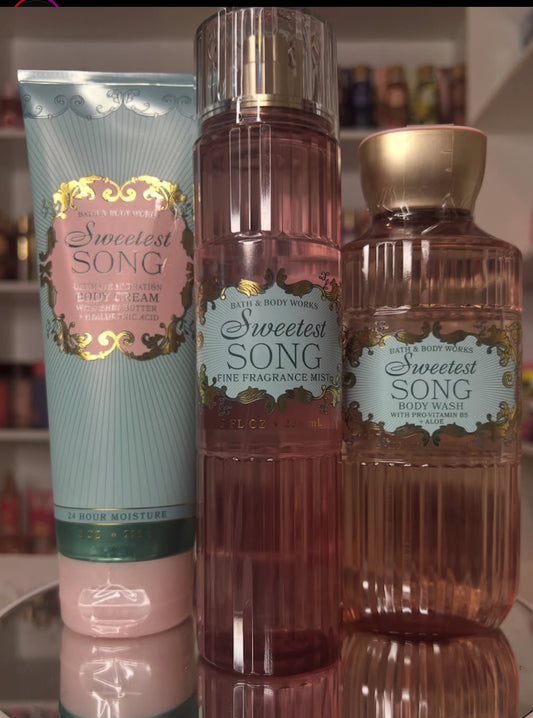 Sweetest Song🩵 3pcs Set Bath&BodyWorks