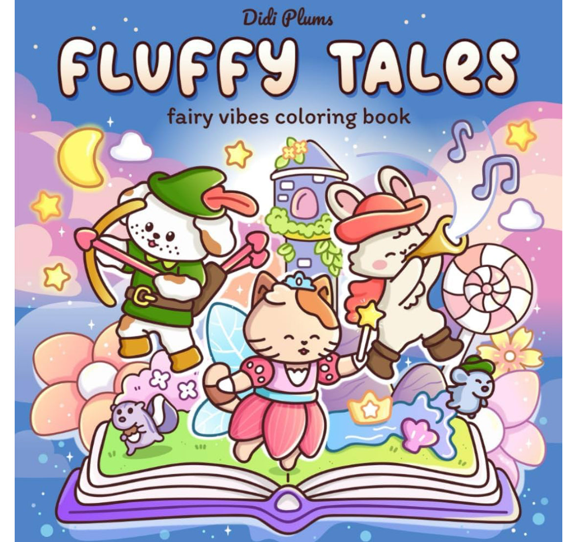 Fluffy Tales Coloring Book