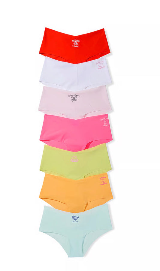 Pack de 7 Pantie Pink Cheeky