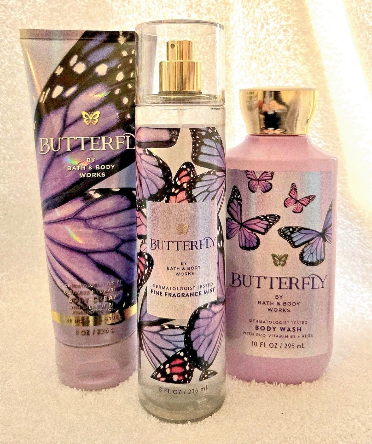 Set de 3 Piezas Butterfly