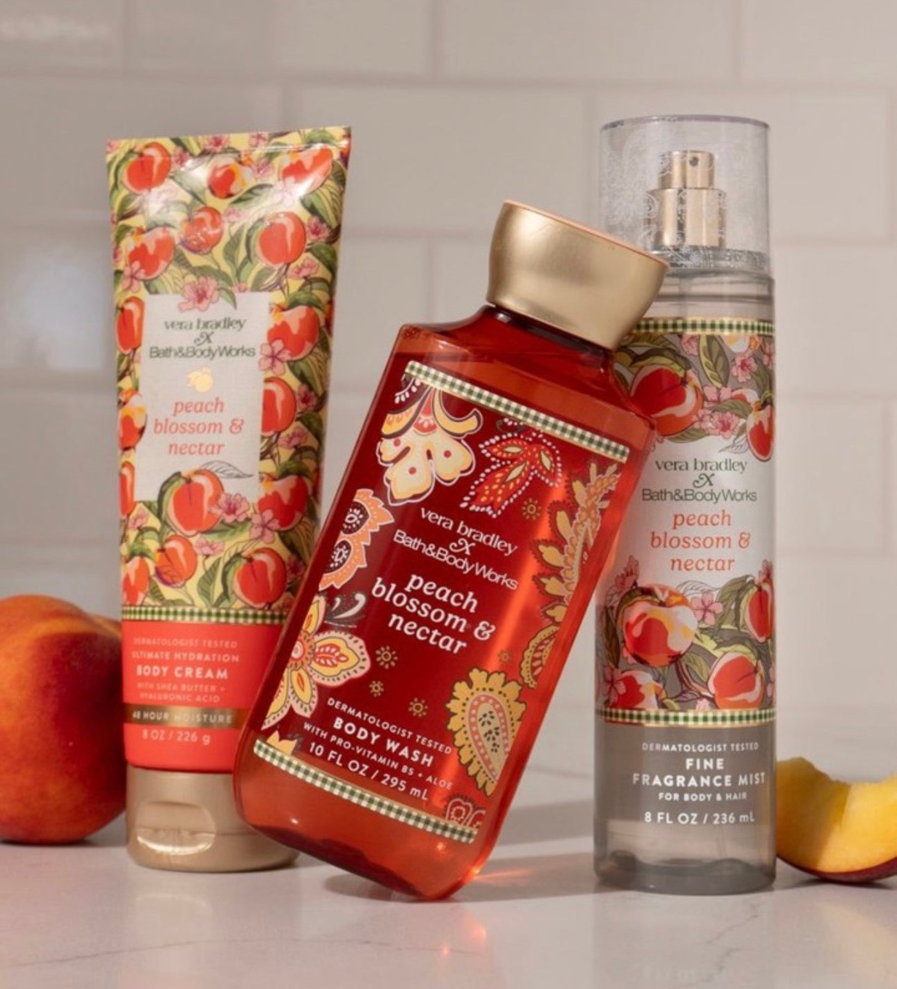 Set de 3 Piezas Peach Blossom & Nectar