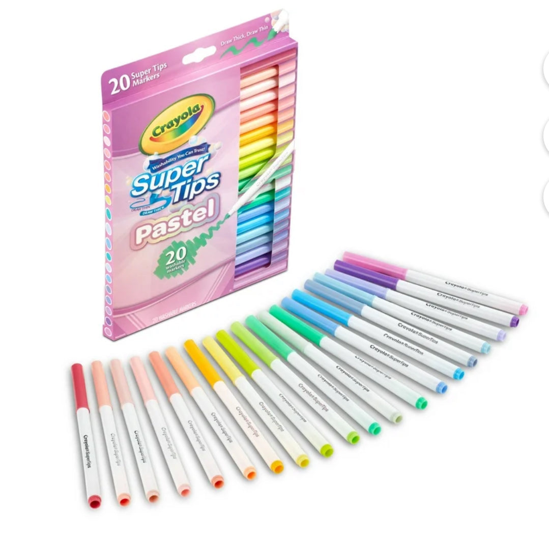 Crayola washable Markers Pastel