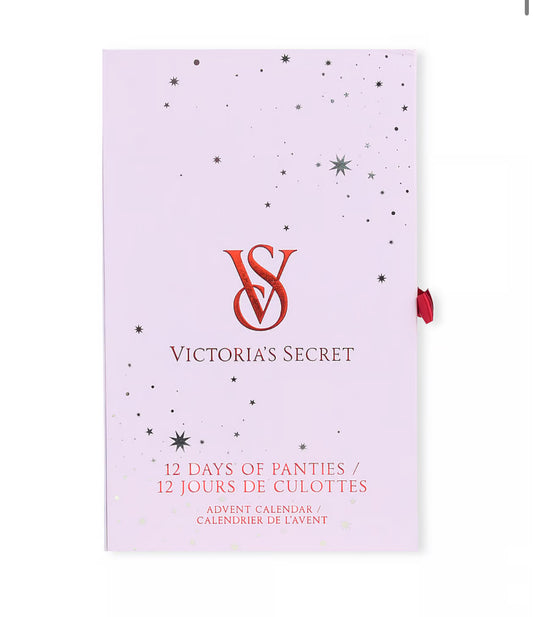 Victoria’s Secret🎅🏼🎄 12-Pack HILOS/ Thong Panties Holiday Advent Calendar