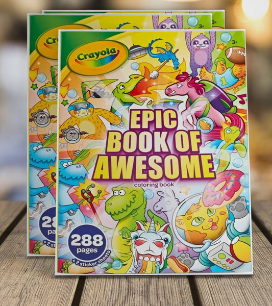 Libro de Colorear Epic Book of Awesome✨